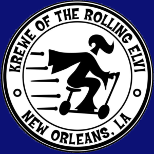 Krewe of Rolling Elvi logo