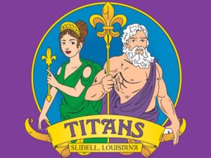 Krewe of Titans logo